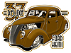 1937 Ford DeLuxe T-shirt illustration