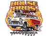 House Brothers Drag Racing T-shirt ontwerp