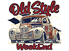 Old Style Weekend Foxwolde - Roden event promotion - posters and T-shirts