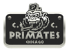 Primates of Chicago club plaat ontwerp