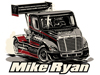 Mike Ryan Motorsports drift truck T-shirt ontwerp