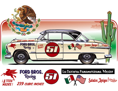 La Carrera Panamericana Mexico - road race car concept
