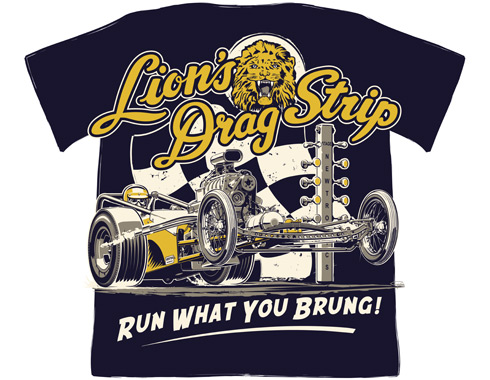 Lost Drag Strips tribute T-shirts