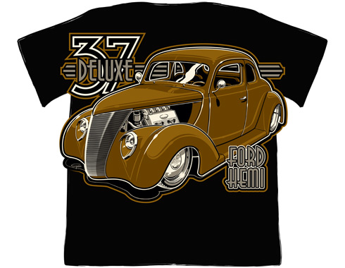1937 Ford DeLuxe T-shirt