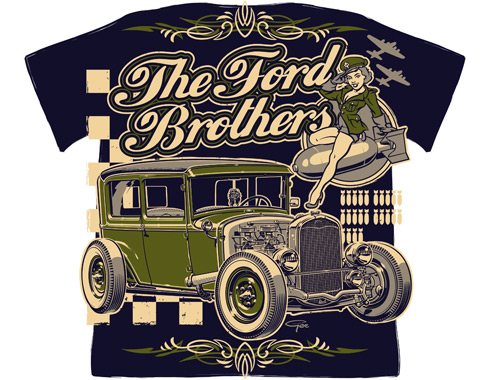 The Ford Brothers T-shirt design