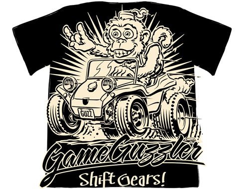 Gameguzzler T-shirt design