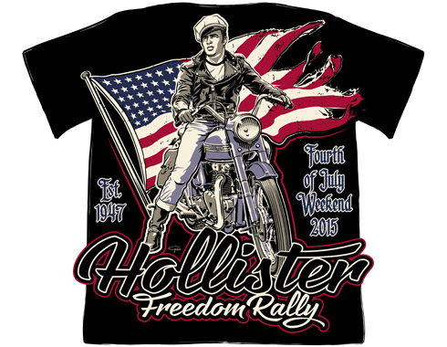 Hollister Freedom Motorcycle Rally - Marlon Brando T-shirt