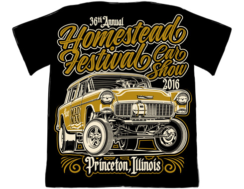 Homestead Festival Car Show T-shirt