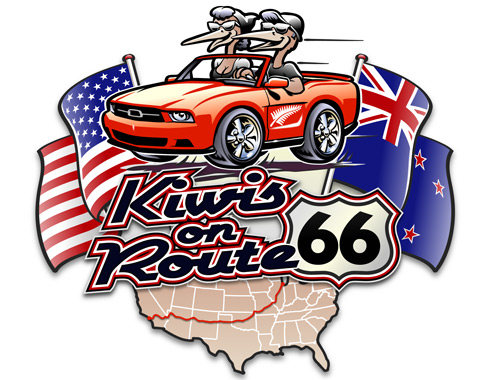 Kiwis on Route 66 logo