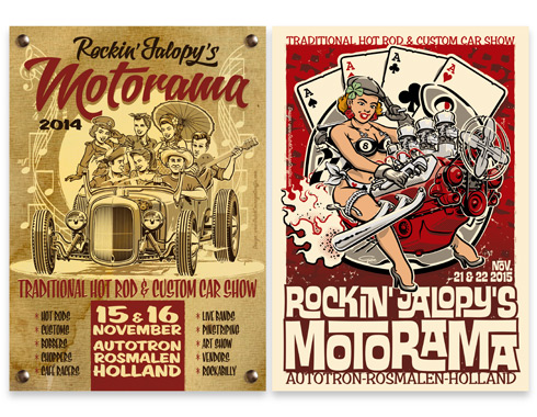 Rockin' Jalopy's Motorama flyer