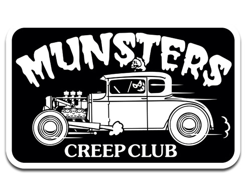 Munsters Car Club plaat
