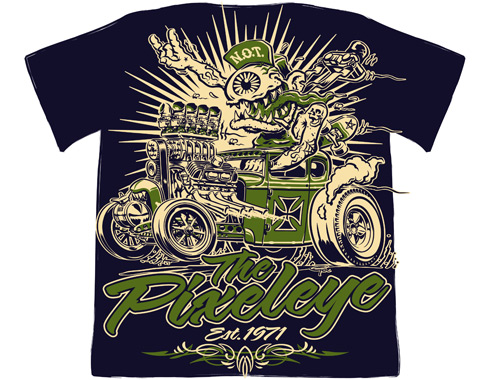 The Pixeleye T-shirt design