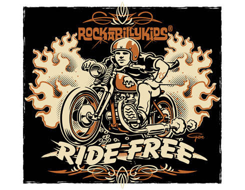 Rockabilly Kids T-shirt ontwerpen