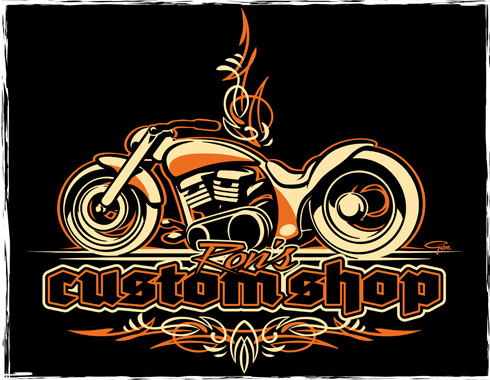 Ron's Custom Shop logo