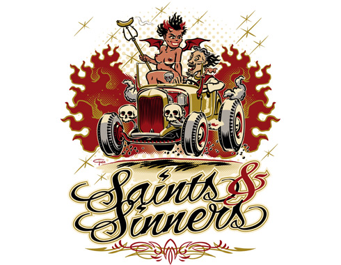 Saints & Sinners illustration