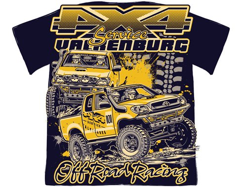 4x4 Service Valkenburg Off Road Racing crew shirts